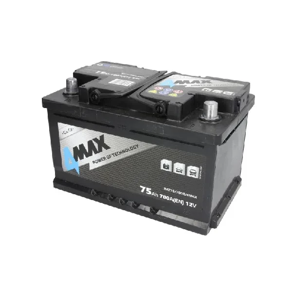 4MAX ECOLINE Akumulator 75Ah / 700A / D+