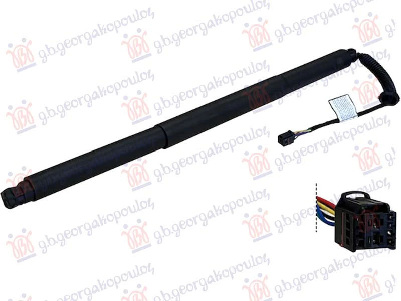 AMORTIZER GEPEK VRATA ELEKTRICNI (L=D) (6 PIN)