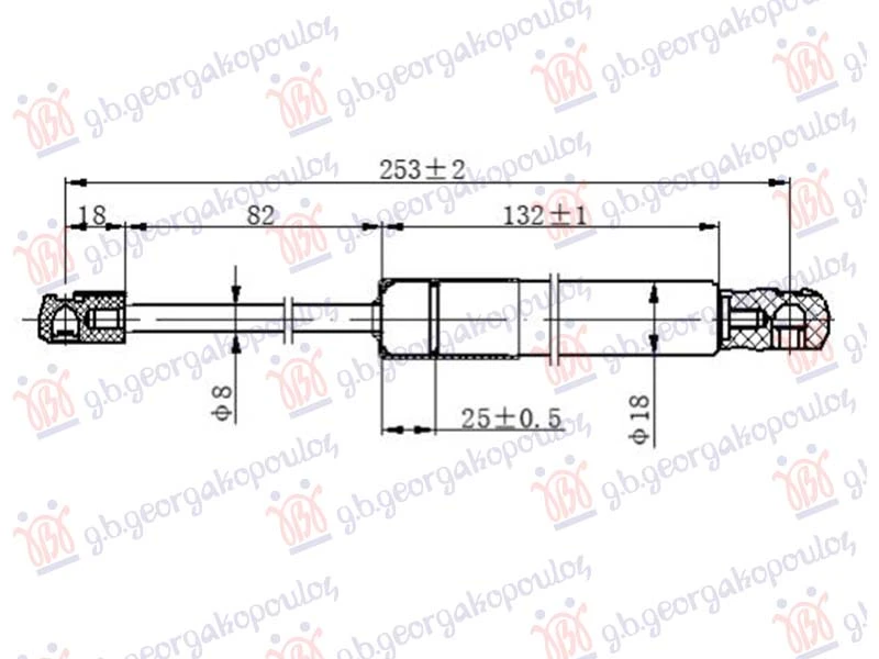 AMORTIZER HAUBE (253L-410N)