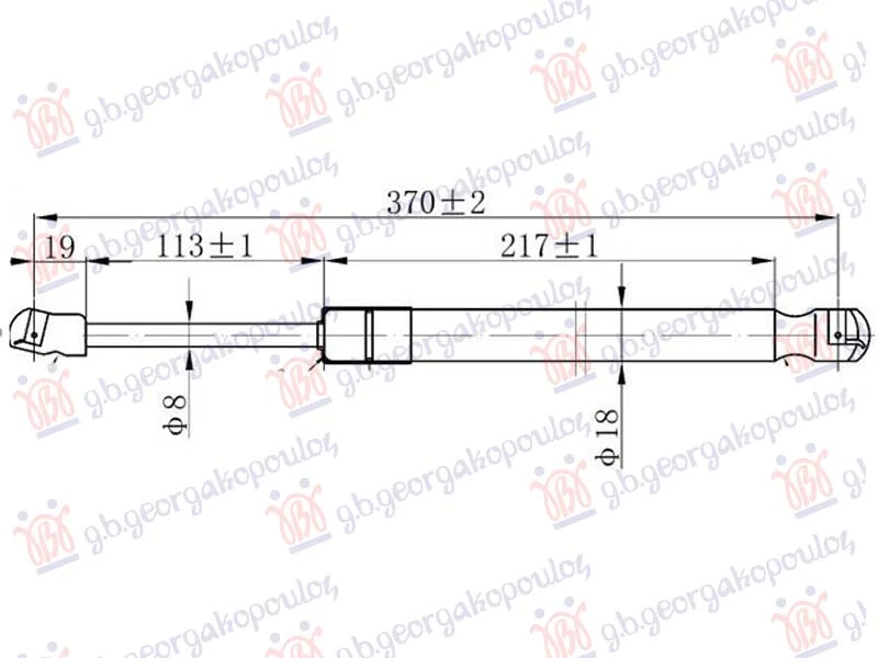 AMORTIZER HAUBE (370L-250N)