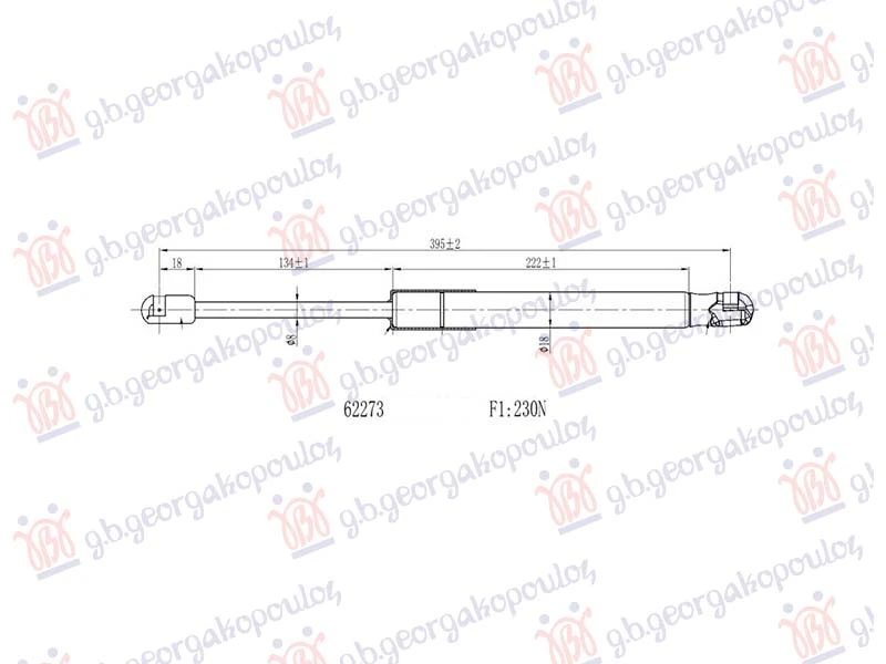 AMORTIZER HAUBE (396L-230N)
