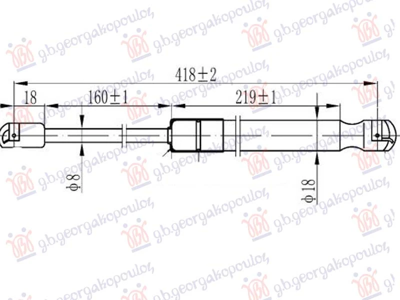 AMORTIZER HAUBE (418L-240N)