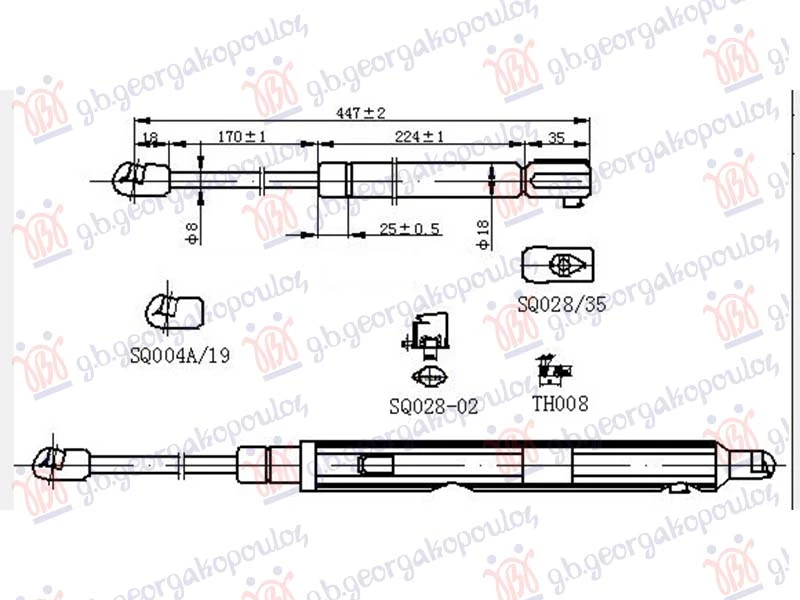 AMORTIZER HAUBE (447L-430N)