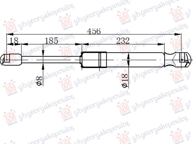 AMORTIZER HAUBE (457L-420N)