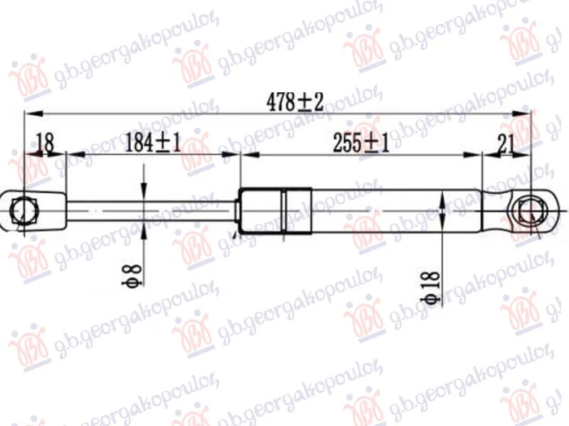AMORTIZER HAUBE (479L-300N)