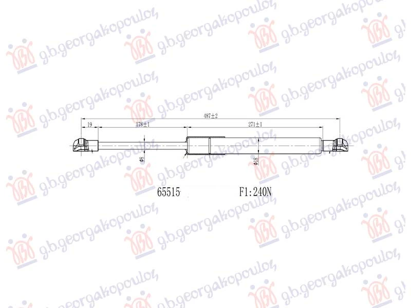 AMORTIZER HAUBE (487L-240N)