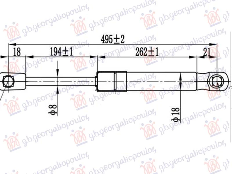 AMORTIZER HAUBE (495L-150N)