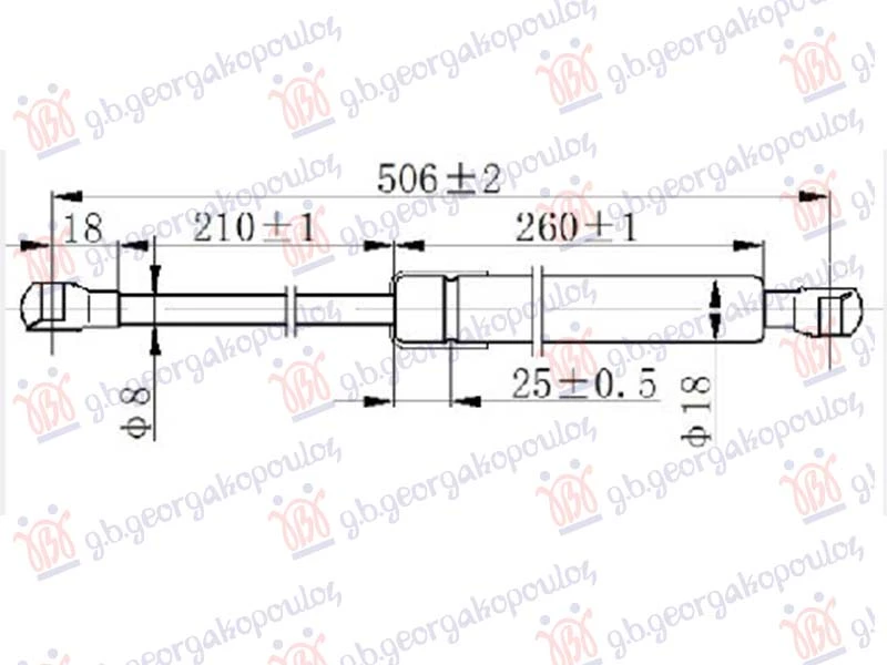 AMORTIZER HAUBE (506L-145N)