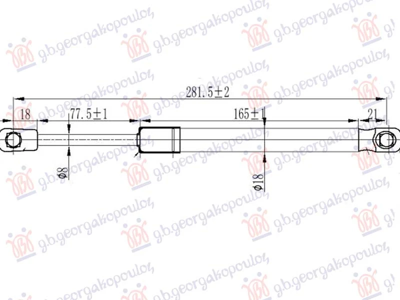 AMORTIZER HAUBE (M3) (282L-430N)