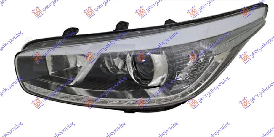 FAR EL. 5VR. CRNI LED DN.SV. SA MOT DEPO