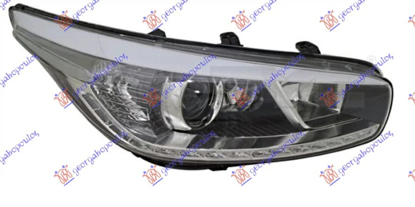 FAR EL. 5VR. CRNI LED DN.SV. SA MOT TYC