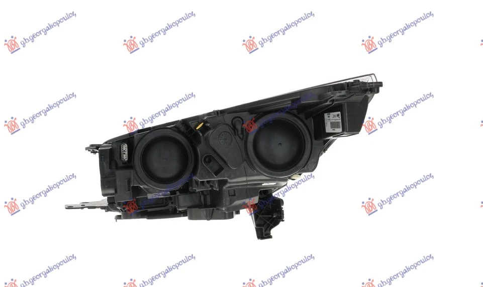 FAR ELEKTRICNI CRNI (H7/H1) (SA LED DNEVNIM SVETLOM) (VALEO)