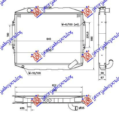 HL. 2.5TDi M/A +/-A/C(45x59.8x5.3)BAKAR