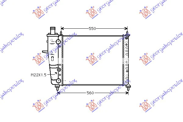 HLAD 1.2-1.4-1.6 -A/C(48x41.5)SA POSUDOM