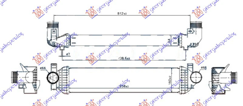 HLAD. INTERC. 2.0 TDCi DIZ (650x160x64)