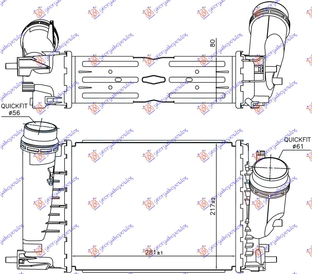 HLAD. INTERC.1.6-1.8 TCE BEN/1.6 DCI DIZ
