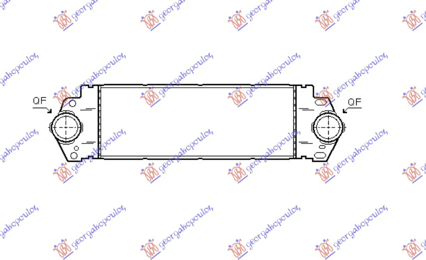 HLAD INTERC.1.9-2.0-2.5 TDi (720x195x3