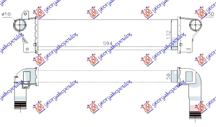 HLAD. INTERKUL. 2.0 DIZ 00- (594x132x50)