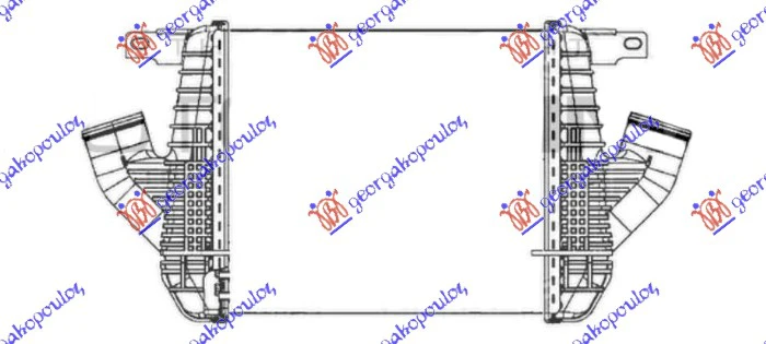 HLADNJAK INTERKULERA 2.5-3.0 DCI DIZEL (305x273)