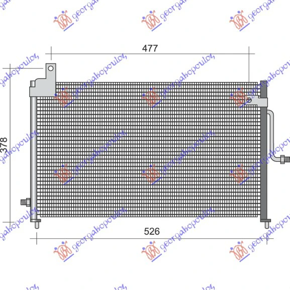 HLAD KLIME 0.8 6V - 1.0 8V (50x30.2x2.0)