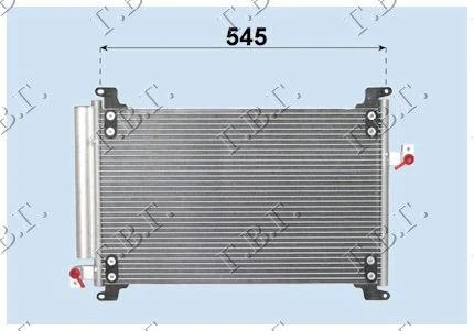 HLAD KLIME 1.6 16V (53.5x34x1.6)