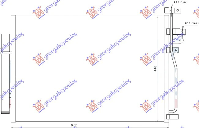 HLAD. KLIME 2.4-3.2 BENZ-2.2CDTi(64x45.5