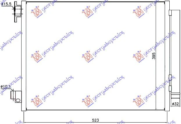 HLAD KLIME BEN-DIZ 12- 51x39.7 VALEO TIP