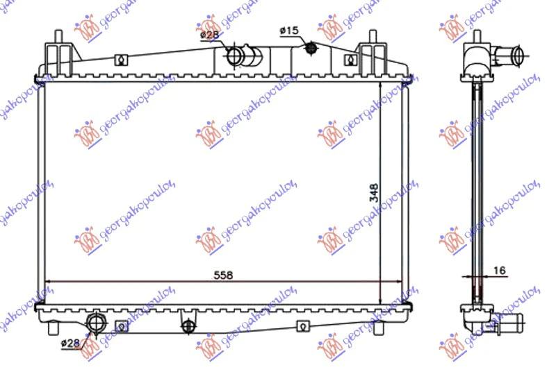 HLAD MOT. 1.4-1.6 T.D +/-A/C (35x55.5x27