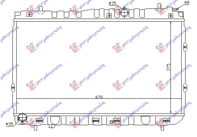 HLAD MOT 1.5 CRDi DIESEL (375x670x16)