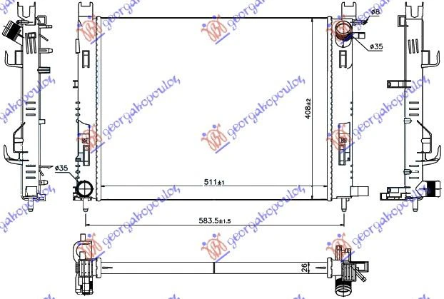 HLAD MOT.BEN-DIZ (+AC) (51x40.8x2.7) 12-