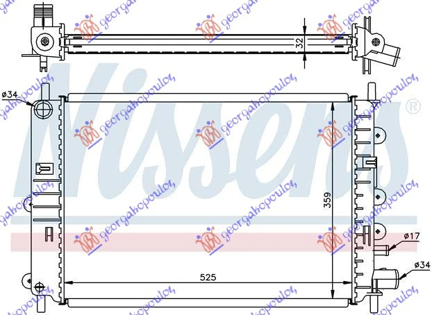 HLAD MOTORA 1.1-1.3CC(50x30)