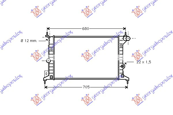 HLAD MOTORA 1.6-1.8-2.016V (54x38)