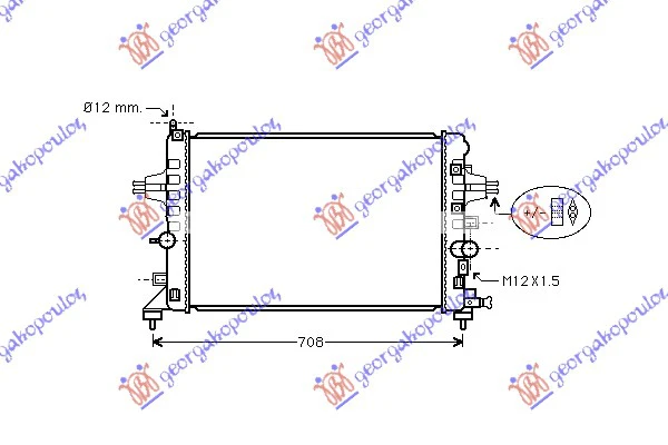 HLAD MOTORA 1.6CC 16V+/- A/C (60x37)