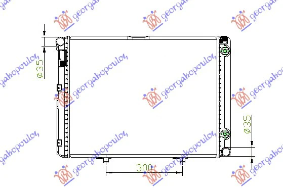 HLAD MOTORA 1.8-2.0-2.3BZ M/A+AC(57.5x45