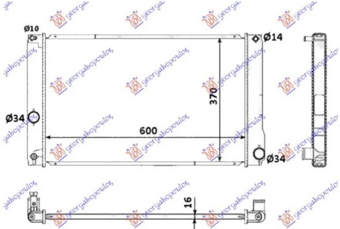 HLAD. MOTORA 1.8 HIB A/T (60x35) (KOYO)