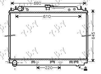 HLAD. MOTORA 2.5 TD +/- A/C (60x68,5)