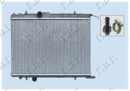 HLAD. MOTORA BENZIN/DIZEL (38x55x2.6)