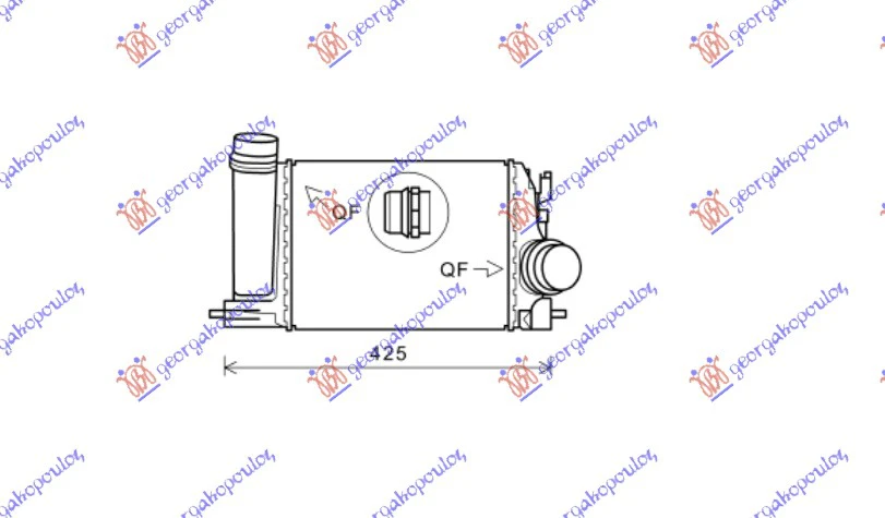 HLAD.INTER.1.2DIG-T.(282x217x50) VALEO