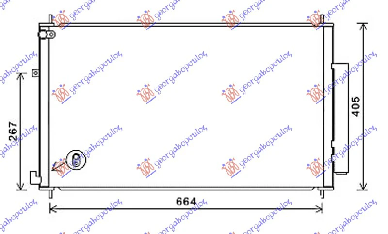 HLAD.KLI. 1.6-2.2i-DTEC 665x390x16 KOYO