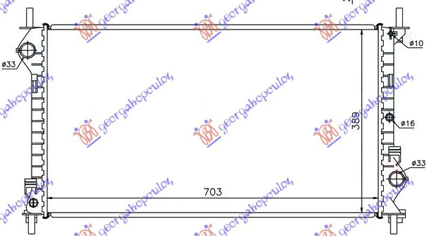HLADNJAK 1.8i16V I TDCI +A/C(70.3x38.9)