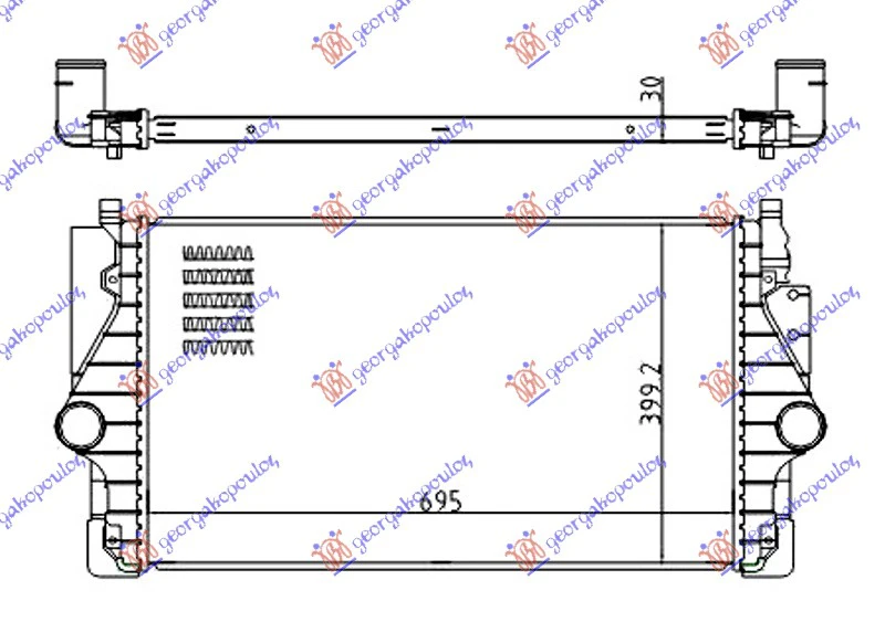 HLADNJAK INTERC. 2.0 CDTi (570x100x90)M/