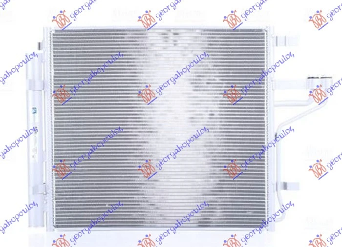 HLADNJAK KLIME 1.0/1.2 BENZIN (400x380x12) (MARELLI)