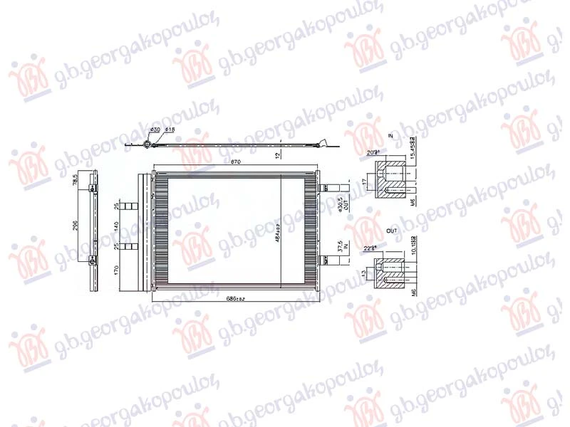 HLADNJAK KLIME 1.5 BENZIN/HIBRID