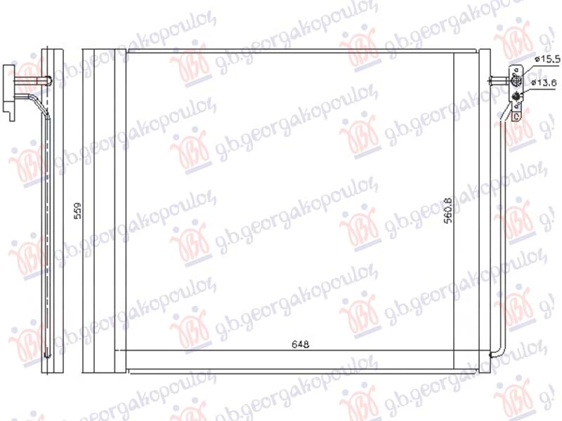 HLADNJAK KLIME 4.2/4.4/5.0 BENZIN (561x626)