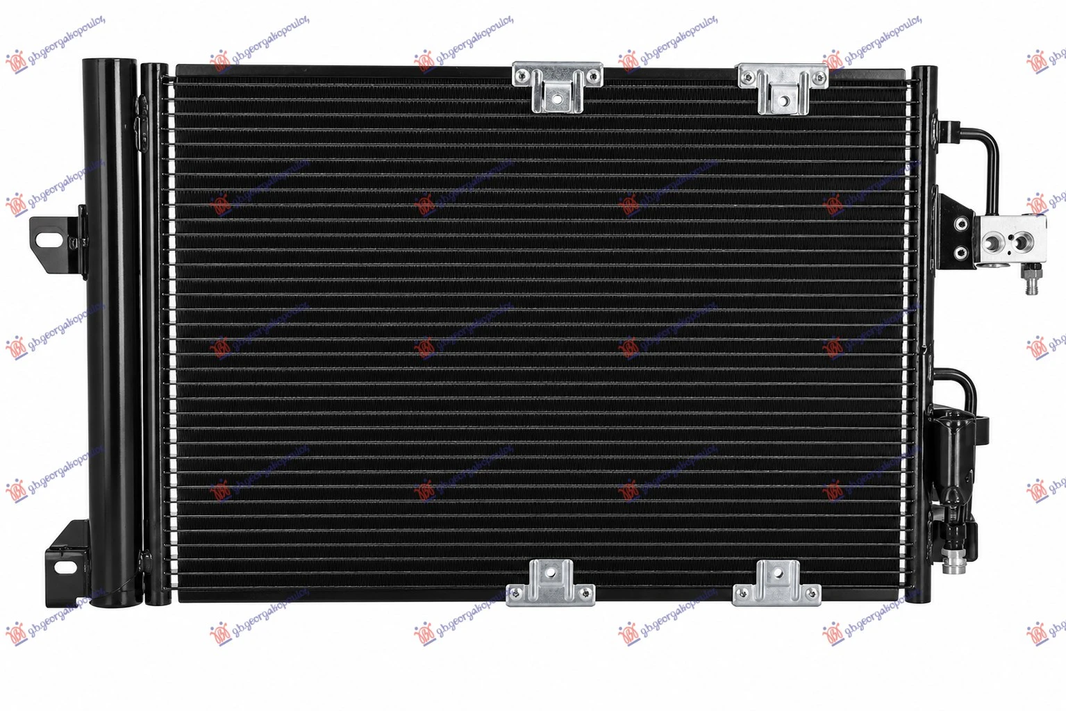 HLADNJAK KLIME ASSY (2002-2004) (555x382x16) (HOSE - FILTER OPPOSITE SIDE) (NRF)