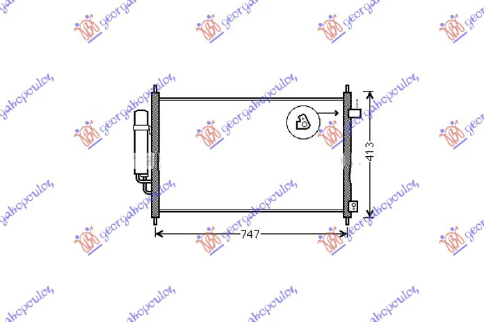 HLADNJAK KLIME1.7 IVTEC(72.7X38X1.6)KOYO