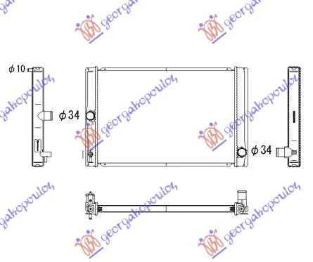 HLADNJAK MOTORA 1.4 D4d (KOYO)