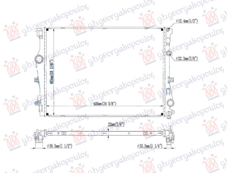 HLADNJAK MOTORA 1.5/2.0 BENZIN - 2.0 DIZEL (625x477)