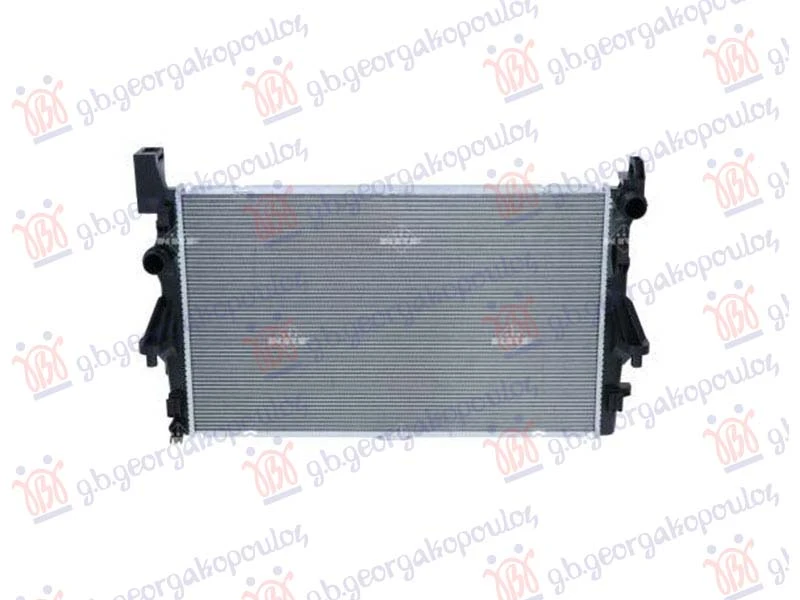 HLADNJAK MOTORA 1.6 CDI (+AC) (690x418x26) (NOSACI NA SREDINI) (NRF)