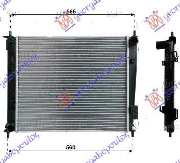 HLADNJAK MOTORA 1.6 DIZ MAN (480x415x16)